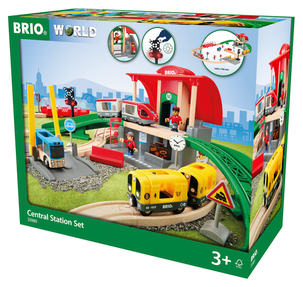 Brio Central Station Set 33989 togstasjon, fra 3 år
