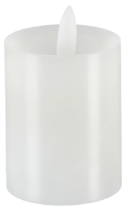 Oppladbare LED-kubbelys, 5 x 6,5 cm, 2-pakning