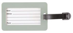 Bagagetag,10 x 6,1 cm