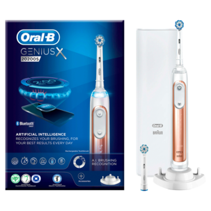 Oral-B Genius X 20200S, Rose Gold elektrisk tannbørste