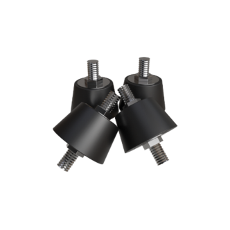 KlimatKoncept vibrasjonsdempere til varmepumpe, 4-pakning