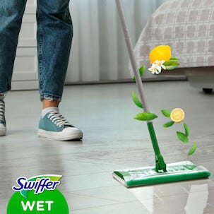 Puhdistusliina Swiffer Sweeper, kosteat lattialiinat