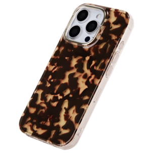 Exibel Safari mobildeksel for iPhone 16 Pro, skilpaddemønstret