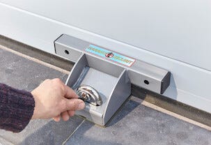 Extralås för garageport