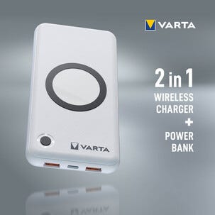 Varta Wireless powerbank trådlös 15 000 mAh