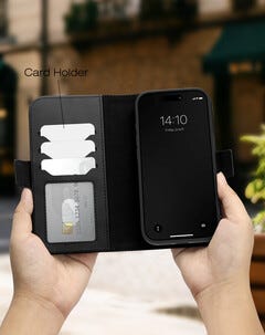 Exibel lommebokdeksel til iPhone 18 Pro / iPhone 17 Pro