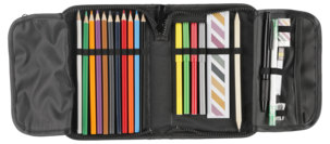 Pennfodral och pennor för barn, hund