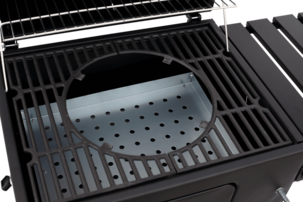 Landmann kolgrill med Modulus grillgaller och kolgrillvagn