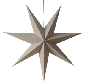 Northlight adventsstjerne i lin