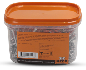 Trallskruv Invisible till Heco Decking Tool, 4,2 x 60 mm