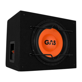 GAS Audio Power MAD B1-110 Subwoofer, suljettu kotelo, 10 tuumaa, 250 W RMS