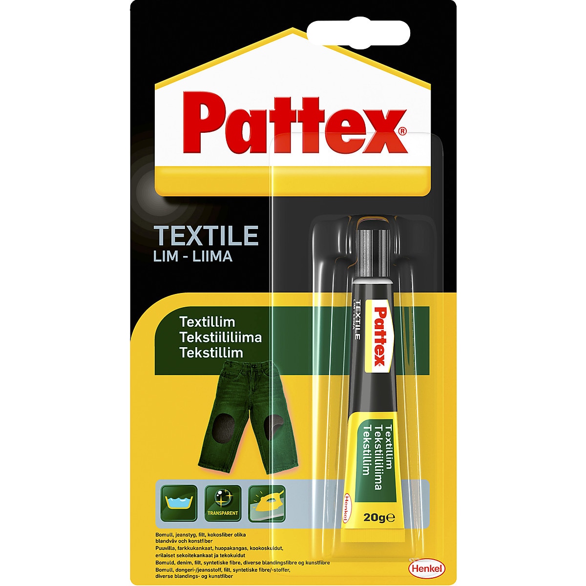 Tekstiililiima Pattex