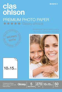 Clas Ohlson Glossy fotopapir
