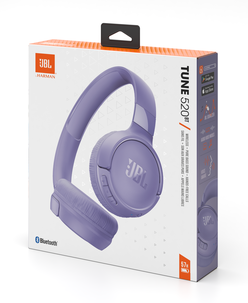 JBL Tune 520 BT, hopfällbara trådlösa on ear hörlurar
