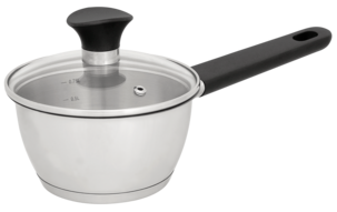 Gryt-/kastrullset 2 delar, rostfritt stål