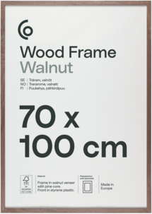 Fotoramme av FSC-merket tre på 70 x 100 cm