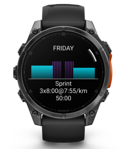 Garmin Fenix 8 Urheilukello GPS harmaa, musta