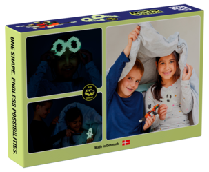 Plus-Plus Build and Glow Avaruus 360 palaa, yli 5-vuotiaille