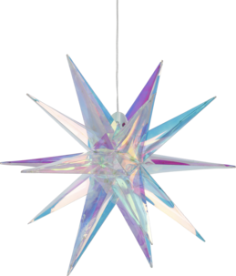 Värikäs LED-tähti 45 cm, Northlight