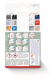 Tesa Baboo förvaringslåda utan lock självhäftande, vit