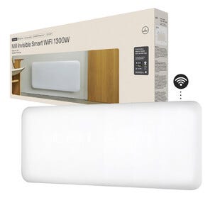 Mill Invisible Smart WiFi element Gen 4, vit, 1300 W