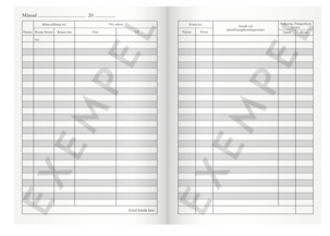 Körjournal A5, 32 blad