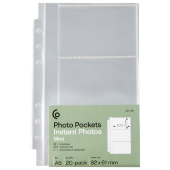 Fotofickor A5 för foton 92 x 61 mm 20-pack