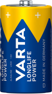 VARTA Longlife Power D / LR20 batteri, 2-pack