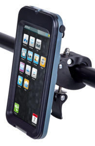 Matkapuhelinpidike ohjaustankoon