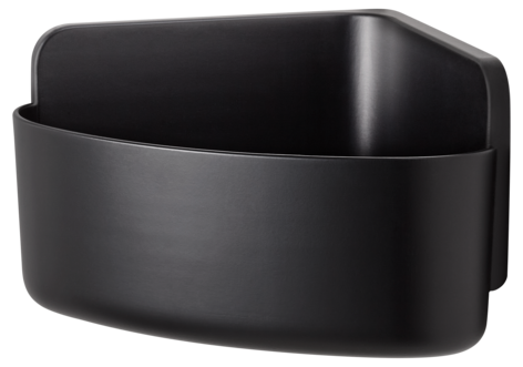 Tesa Lavaa Suihkukori kulmaan, itsekiinnittyvä, musta