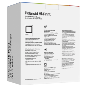 Polaroid Hi-Print 3x3 fotopapper, 30-pack