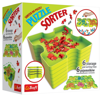 Trefl Puzzle Sorter pusselsorterare, 6 behållare